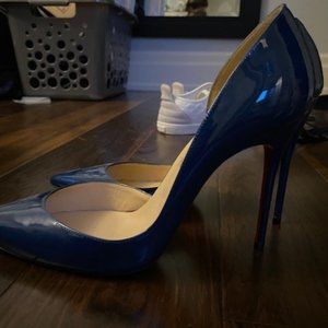 louboutin navy heels